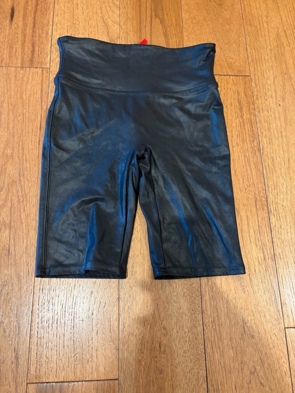 Woman’s Faux Leather Bike Shorte